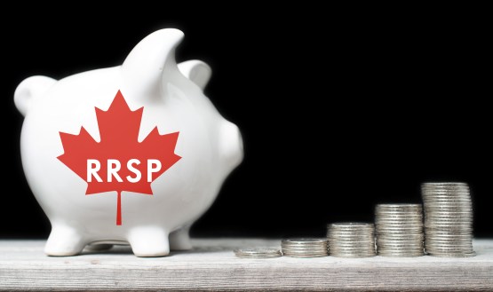 Canadian Registered Retirement Savings Plan concept
